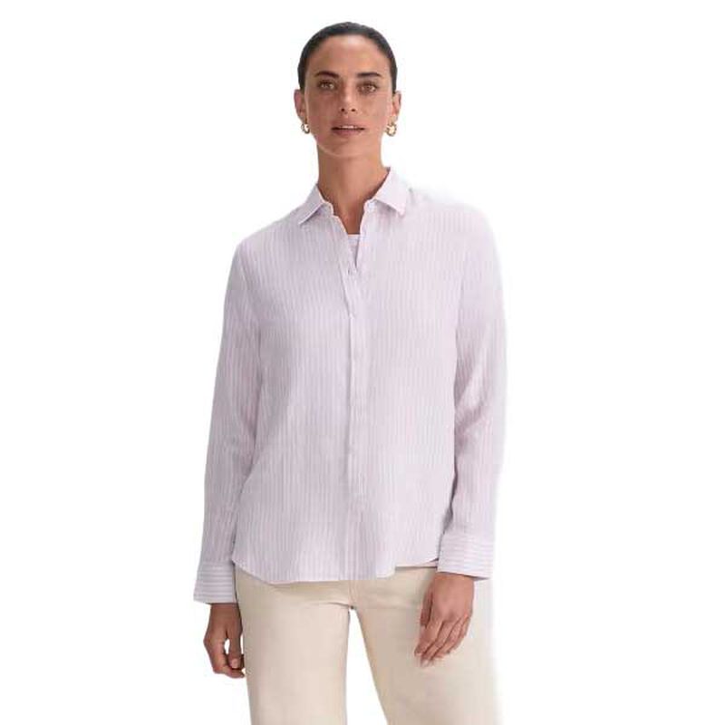 Sportscraft Dahlia Stripe Linen Shirt image number 0